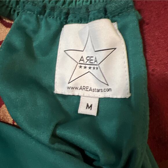 Area Stars Halter Neck Ruched Mini Dress in Green Size M - Picture 11 of 13